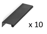 *lot Of 10* Richelieu Modern 5-13/16 In. Brushed Black Edge Pull (BP9696128990). Fixed Price $49.99.