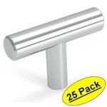 *25 Pack* Cosmas Cabinet Hardware Polished Chrome T-knob #305CH. Fixed Price $34.05.