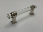 Amerock BP36654CPN Glacio 3-3/4" Center Bar Cabinet Pull Polished Nickel. Fixed Price $15.00.