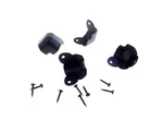 (4 Pack) Reliable Hardware RH-1520TB Black Leg Steel Cabinet Corners W/lip. Fixed Price $7.25.