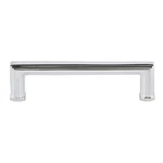 Grandeur CARR-BRASS-PULL-4 Carre 4" Center To Solid Chrome. Fixed Price $33.00.
