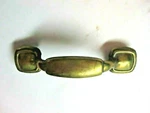 Keeler Kbc N13344 Cabinet Drawer 1950S Pull Handle 3" Centers Aged Brass Mcm Vtg. Fixed Price $6.90.