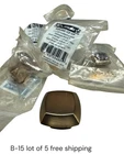 (5-PK) Liberty Square Cabinet Knob Champagne Bronze 1.25" P29530C-CZ-CP. Fixed Price $25.00.