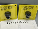 (2) New Pottery Barn Modern Hardware Cabinet Drawer Knobs / Pulls, Matte Black. Fixed Price $11.50.