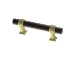 3" Bayview Brass With Vintage Black Wood Bar Pull. Fixed Price $8.88.