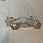 Lot Of 2/LIBERTY PN0300-CLR-C 3" Victorian Glass Cabinet Pull, Clear. Fixed Price $16.99.