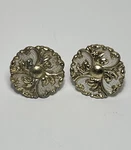 Vintage Ajax French Provincial 994 White Brass Gold Pull Cabinet Knobs 1/16. Fixed Price $14.99.