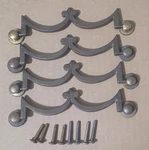 Vintage Brass Mid Century Modern Mcm French Provincial Bail Drawer Pull C-c 5.5". Fixed Price $49.99.