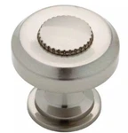 (lot Of 2) Brainerd Machine Satin Nickel Round Cabinet Knob P23916W-SN-C. Fixed Price $6.95.