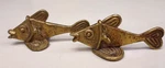 Rare 2 Koi Fish Solid Brass Drawer Pulls, Door Handle, Knob, Beach Theme - Nice!. Fixed Price $40.00.