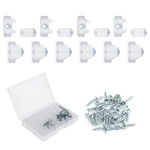 10 Pack False Front Cabinet Clips With Screws Acrylic Drawer. Fixed Price $12.93.