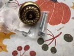Emtek 86113US7 Rope 1-1/4 Inch Mushroom Cabinet Knob, French Antique. Fixed Price $11.29.