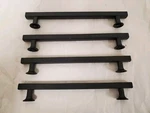 *4* Amerock Everett 7-9/16 In. Modern Matte Black Bar Cabinet Pull *pre-owned*. Fixed Price $24.99.