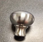 Box Of Hafele 134.41.402 Satin Chrome 1.25"D Cabinet Door Drawer Pull Knob. Fixed Price $24.97.