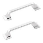Hickory Hardware H076701-CH Forge Collection Pull 3-3/4" Hole Center, Chrome 2PK. Fixed Price $17.79.