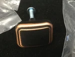 Lot Liberty Hardware P23122-VBC- Copper Black 1-1/4" Rectangular Cabinet Knob. Fixed Price $15.00.