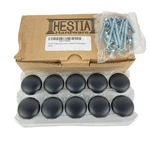 Hestia Round Black Cabinet Knobs Kitchen Hardware Dresser Pulls. Fixed Price $26.99.