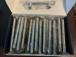 Ravinte 30 Pack Kitchen Cabinet Handle 5 In/ Hole, Brushed Nickel. Fixed Price $29.97.