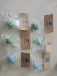 Pottery Barn Teen Dottie Drawer Pull Knob Blue (2) Green (4) Polka Ball, New. Fixed Price $21.99.