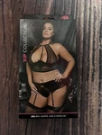Vip Collection Womens Black Sexy Lace 3PC Bra Garter And G-string Set Size 14-18. Fixed Price $34.99.