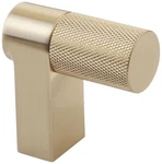Emtek 86659.REC.KN Knurled 2"L Finger Cabinet Pull - Satin Brass /. Fixed Price $28.00.