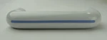 Amerock Cabinet Pull BP5373-BC, White With Blue Line Ceramic, 3" On Center, Nos. Fixed Price $7.00.