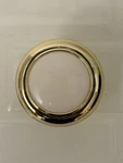 10 Pack Amerock Allison Polished Brass Designer 1/4" Round Cabinet Knob 244WPB. Fixed Price $28.00.
