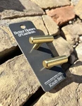 2-PACK Better Homes & Gardens Modern Bar Cabinet Drawer Knob Set Brushed Brass. Fixed Price $8.95.