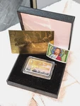 Jesus 10 Commandments Silver Gold Bar Coa Box Coin Stamp Case Cross Xmas Uk. Fixed Price $53.81.