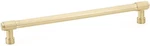 Emtek 86690US4 Jasper Cabinet Pull, 8" C-c, Satin Brass. Fixed Price $28.00.