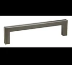 5-1/2" Modern Square Cabinet Pull With 5" Center To Satin Nickel Finish. Fixed Price $12.58.