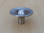 90 Lot 1 3/8" Modern Silver Brushed Nickel Knob Hardware Cabinet Drawer Pull. Fixed Price $70.00.