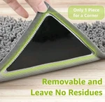 Rabenda 12 Pcs Grippers For Rugs, Non Slip Pads Hardwood Floors New. Fixed Price $11.99.