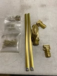 Signature Hardware 560219 Aldemer 2" Cabinet Cremone Bolt - Satin Brass. Fixed Price $83.99.