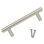 Rok Contemporary Euro Style Pull Brushed Nickel 3-3/4" (96MM) Hole Centers. Fixed Price $54.86.