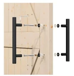 Delaney Hardware 15-3/4" Double Sided Round, Barn Door Pull Handle Bd 0464 Black. Fixed Price $22.95.