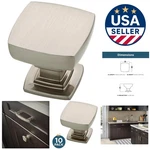 Elegant 10-PACK Square Cabinet Knobs Brushed Nickel Update Your Home Style. Fixed Price $46.99.