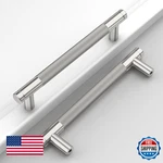 Coinkoly 10 Pack 5" Brushed Satin Nickel Knurled Cabinet Pulls Kitchen Handles. Fixed Price $65.50.