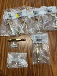 Lot 6 Amerock BP854-074 3" Center Cabinet Pull Handle Brass W/screws. Fixed Price $9.99.