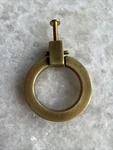 Copper Mountain Hardware 3 Inch Mission Style Solid Brass Drawer Ring Pull Ab. Fixed Price $10.00.