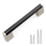 Fulgente Black Nickel Cabinet Handle Brushed Square Base Stainless Steel .... Fixed Price $65.68.