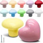 Cionyce 12 Pack Ceramic Cabinet Knobs Heart Shape Dresser Pulls Handl.... Fixed Price $26.23.