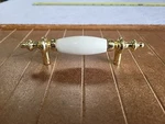 Hickory Hardware P64-3IV 3" Center Bar Cabinet Pull English Cozy Ivory Porcelain. Fixed Price $5.27.