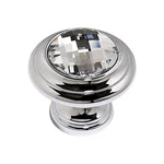 Alno C211-CLR/PC Swarovski Crystal 1/4" Knob Polished Chrome. Fixed Price $39.96.
