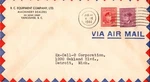 Canada 3C And 4C Kgvi War Issue Coils 1944 Silent Cancel Airmail To Detroit, Mic. Fixed Price $10.00.