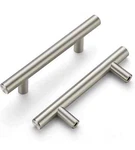 Anvil Mark Hollow Bar Pull 7" X 3-3/4" Satin Nickel (5 Pack). Model 2491942. Fixed Price $14.99.