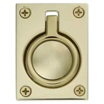 Baldwin Flush Ring Pull Polished Brass 1-7/8" X 2-1/2" Door Hardware 0394-003. Fixed Price $24.99.