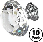 10PCS Crystal Glass Diamond Cabinet Knobs Drawer Dresser Pull 30MM. Fixed Price $11.75.