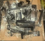 30PK Low Metal Simple Modern Square Matte Black Bar Drawer Pulls. Fixed Price $53.99.