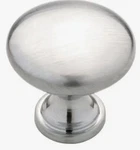 14-BRAINERD P11747V-SC-C Satin Chrome Finish 1-1/4 Mushroom Knobs Pulls New. Fixed Price $34.95.